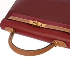 Hermes Kelly 32 Woven Vivid / Dark / × Hardware #W334 3