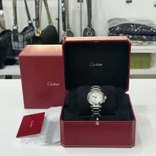 Cartier Pasha 35mm Steel New Model 154023353 3