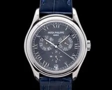 Patek Philippe — Patek Philippe 5035G-017 5035G Annual Calendar 18K White Gold Gray Roman Dial — Watch — resale
