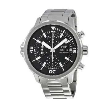 IWC — Aquatimer Automatic Chronograph Black Dial Stainless Steel IW376804 — Watch — resale