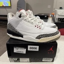 Air Jordan — Size 9.5 - Air Jordan 3 Retro NRG Free Throw Line — Sneaker — resale