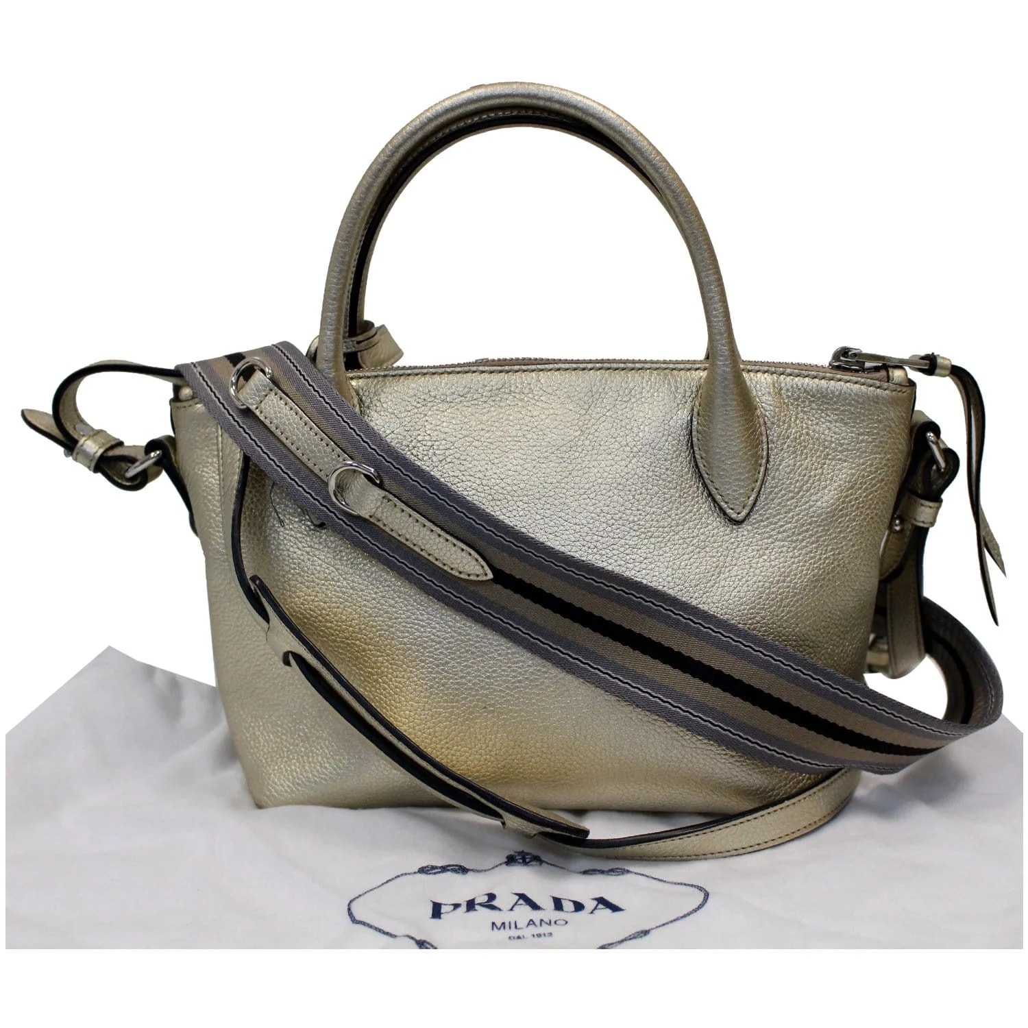 Prada Small Daino Metallic - Last Call 2