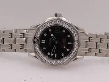 Omega Seamaster Diver 300M Lady Diamonds Bezel & Dial With Papers 2016 4