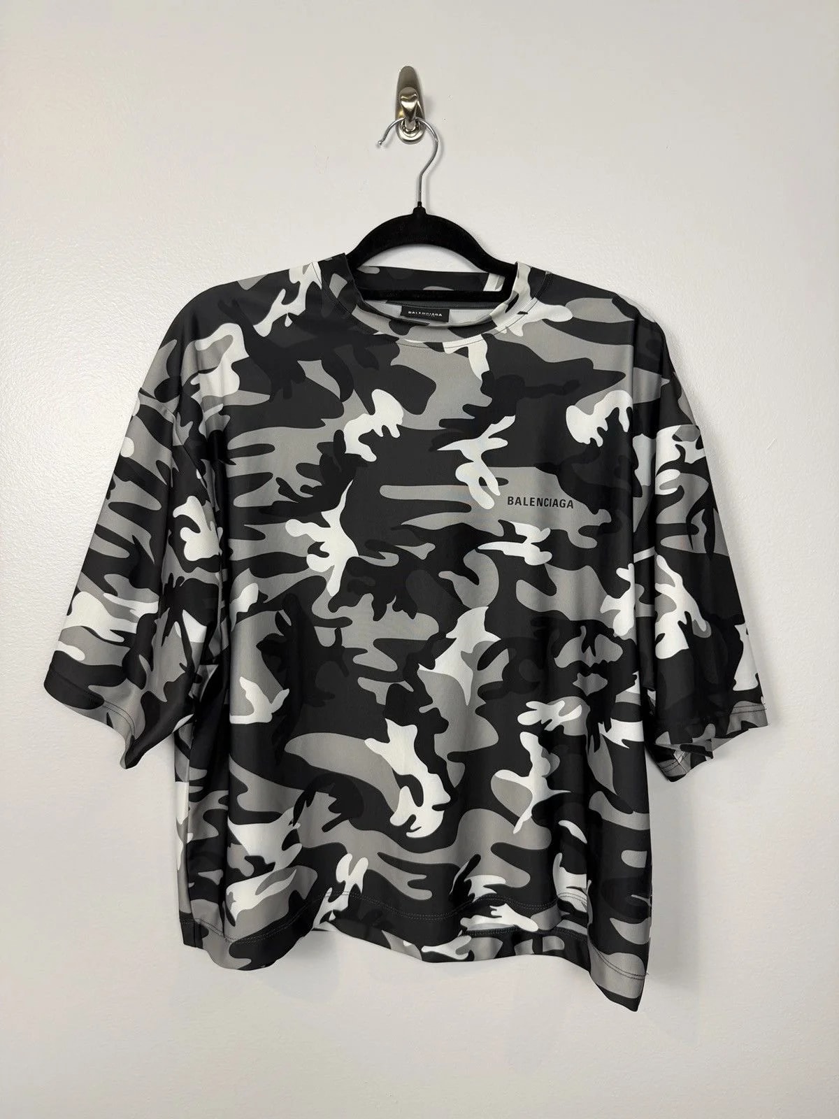 Balenciaga — Balenciaga Swimwear Camo Shell Tee — streetwear — resale