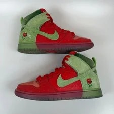 Nike SB Dunk High Strawberry Cough CW7093-600 Size 8.5 2