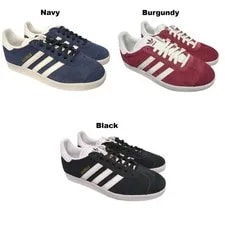 Adidas — Adidas Retro-Inspired 3 Stripe Lace-Up Gazelle Shoe — Sneaker — resale