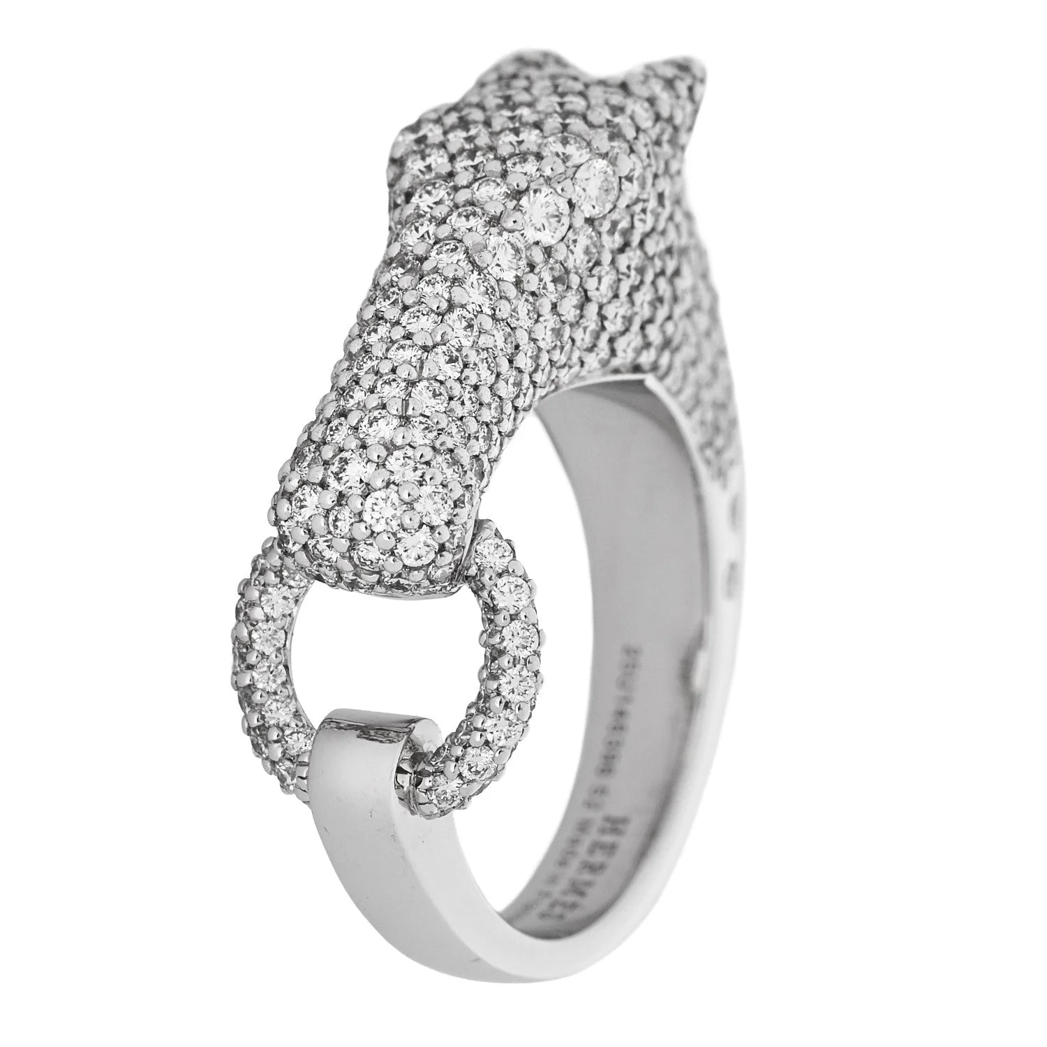 Hermès — 18K White Gold Galop 52 6 — Jewelry — resale