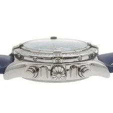 Breitling Chrono Cockpit A13358 Light Blue Dial SS Steel Leather ’s 2