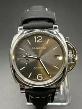 Panerai Luminor Due Automatic Stainless Steel Gray Dial Leather Strap Box 2
