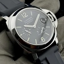 Panerai — Panerai Luminor Power Reserve Automatic 44mm Black Dial Stainless Steel PAM01090 — Watch — resale
