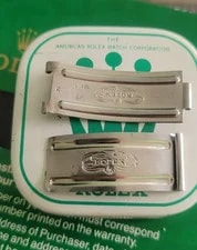 Rolex Genuine 2 X Broken Tubes Clasp Blades for 20mm Bracelets 4