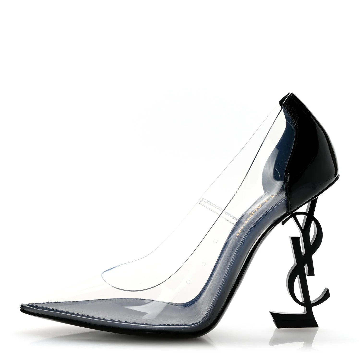 Saint Laurent — Opyum 110 36.5 Transparent — Designer Shoe — resale
