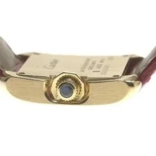 Cartier Tank Anglaise SM W5310028 23mm YG Silver Dial Quartz #C2687 2