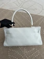 Hermès — Hermes Kelly Top Handle White Gold Classic Fashion — Handbag — resale