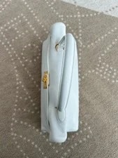 Hermes Kelly Top Handle White Gold Classic Fashion 4