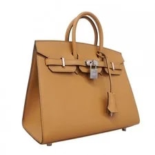 Auth [6ec3096-g] Hermes Birkin 25 Madam Chai Metal Fitting U ... 2