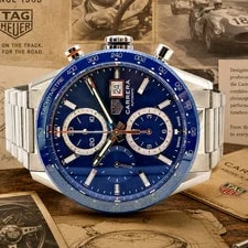 TAG Heuer — Tag Heuer Carrera Chronograph Calibre 16 Full Set Running Perfect Warranty — Watch — resale