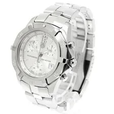 TAG Heuer — TAG Heuer CN1111 40mm SS Silver Dial Quartz Chronograph Date #C761 — Watch — resale