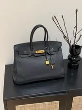 Hermès — Auth Hermès Birkin 35 With Hardware Classic — Handbag — resale