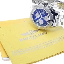 Breitling — Breitling Superocean A13340 Automatic 42mm Papers Black;Silver Chronograph — Watch — resale