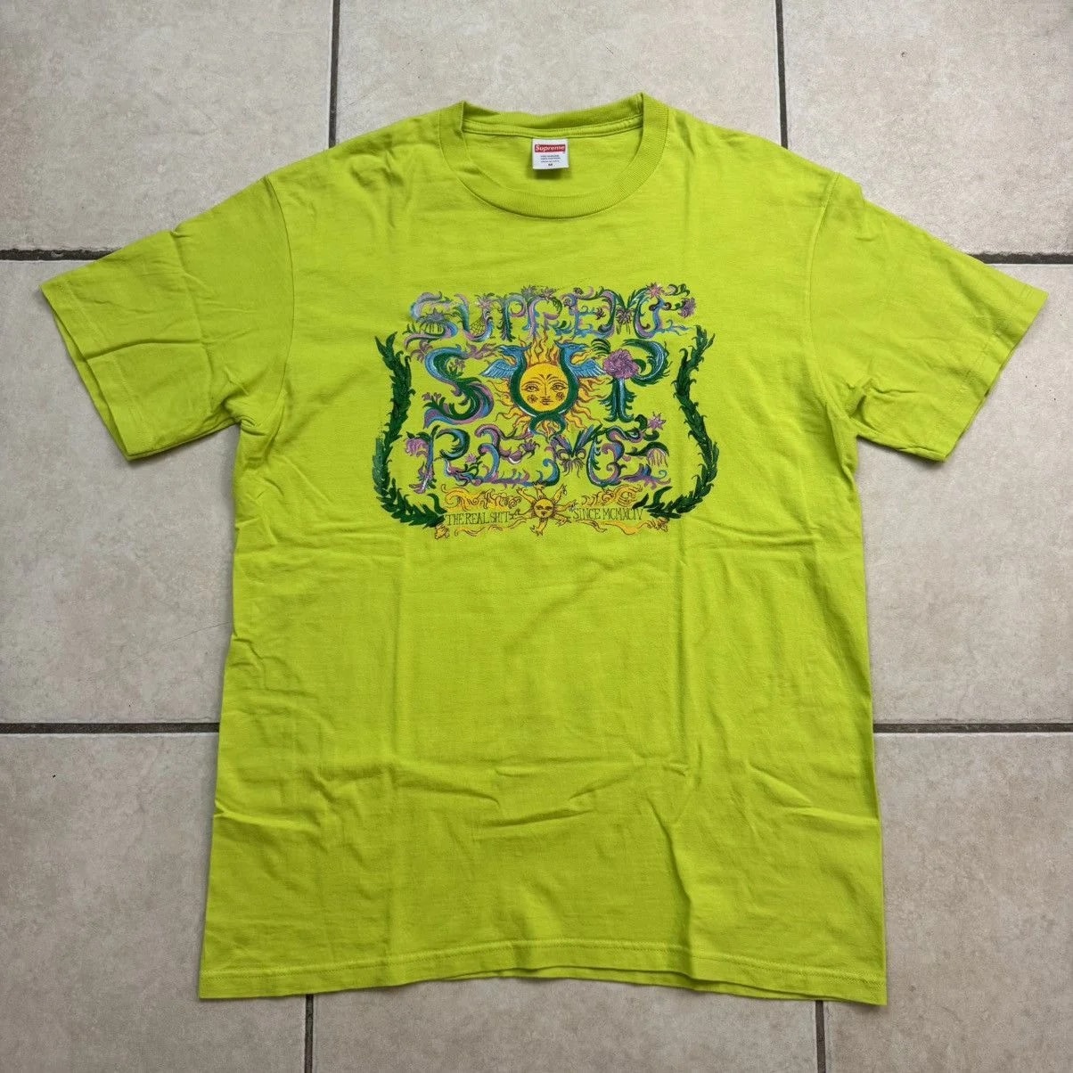 Supreme — Supreme Sun Crest T Shirt — streetwear — resale