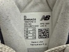 New Balance Teddy Santis X 990v2 USA Made Chrysanthemum US 10 M990AD2 2