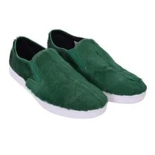 Dolce & Gabbana — Dolce & Gabbana London Fur Slip-On Shoes 44 EU 11 US 10 UK — Sneaker — resale