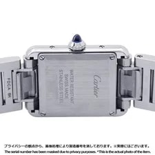Cartier Tank Mast SM W22mm H29.5mm Stainless Steel Silver Dial WSTA0051 3