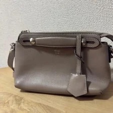 Fendi — Fendi Roma Greige Studded Detachable Strap Auth — Handbag — resale