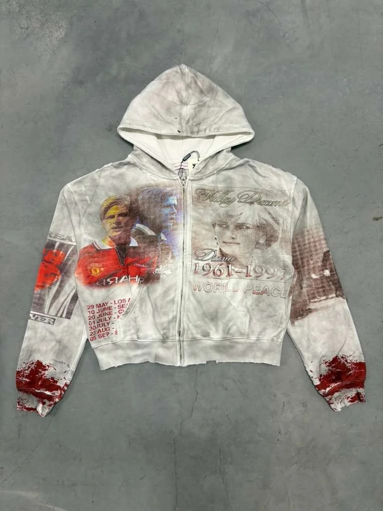 Vale Forever Valley Dreams the Great Zip Up Hoodie New 4
