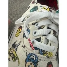 Vans Authentic Marvel Avengers 9.5 Color Good Comic Print 4