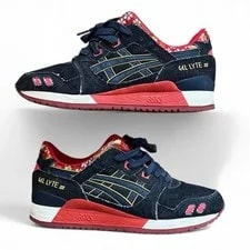 Asics — Asics Gel-Lyte III Japanese Kimono Shoes Flowers Streetwear — Sneaker — resale