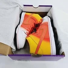 Nike SB Dunk High Pro Sweet Tooth Candy Corn Size 10 Shoes Amarillo NEW 3