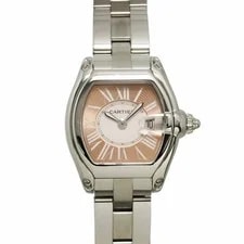 Cartier — Cartier Roadster W62054V3 Date Quartz Pink Dial 90342466 — Watch — resale