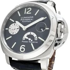 Panerai — Panerai Luminor Power Reserve PAM00125 Watches Stainless Steel/leather Mech... — Watch — resale