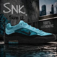 NIKE — Nike AIR MAX Ishod Skate Shoes HF7812-400 Turq — Sneaker — resale