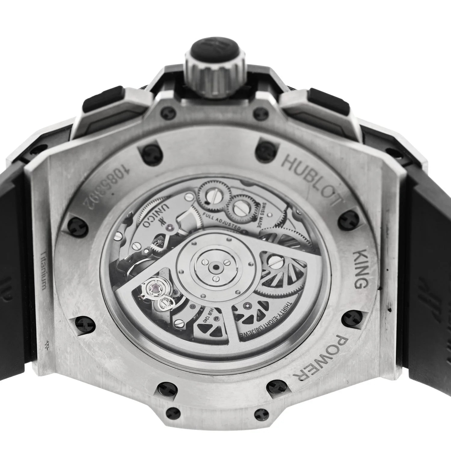 Titanium Rubber 48mm King Power Unico Automatic Silver 701.NX.0170.RX 4