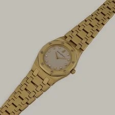 18K Audemars Piguet Mini Royal Oak 6007BA Diamond Dial 2