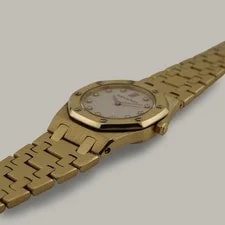 18K Audemars Piguet Mini Royal Oak 6007BA Diamond Dial 4