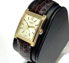Patek Philippe 5010J Gondolo 18K Y/Gold on Silver Dial Manual Wind + 3