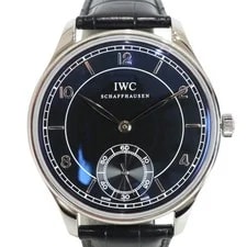 IWC — IWC Collection Portugieser Hand-Wound IW544501 43.7mm Box Papers Black — Watch — resale