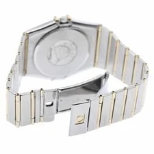 Omega Constellation Date Diamond Bezel Quartz 3