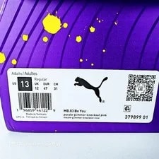 Puma MB.03 US 13 Basketball LaMelo Be You 379899 01 New 3