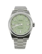 Rolex — Rolex Oyster Perpetual 41 Pistachio Stainless Steel 134300 — Watch — resale