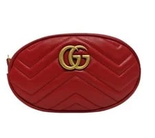 Gucci — Gucci Marmont Matelasse Belt GHW — Handbag — resale