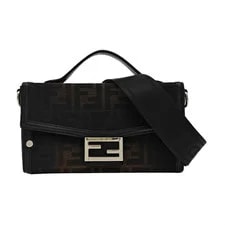 Fendi — Fendi Soft Trunk Baguette Handbags Cloth — Handbag — resale