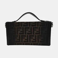 Fendi Soft Trunk Baguette Handbags Cloth 4