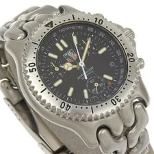 TAG Heuer Sel Series Professional 200M S39.306 SS Quartz Black Dial I 3