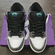 Atmos X Nike SB Dunk Low Pro Shoes Elephant Clear Size 10.5 BQ6817-009 2