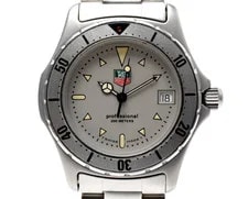 Tag Heuer — TAG Heuer 2000 Professional 972.013F Silver Quartz Japan — Watch — resale